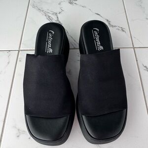 L’intervalle plateform sandals